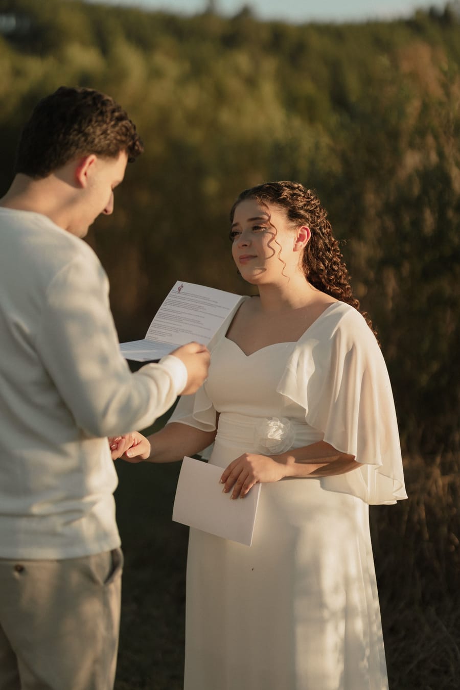 Grace and Ollie: the vows